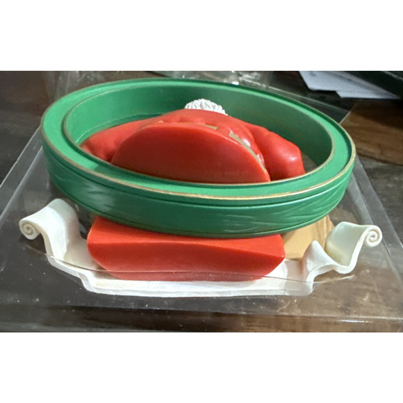 Coca-Cola Trim A Tree Collection 1956 Santa With Painting Elf Ornament 1994 - Picture 10 of 12